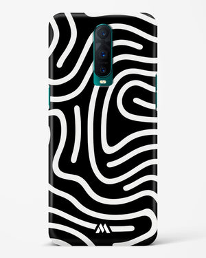 Monochrome Maze Hard Case Phone Cover (Oppo)