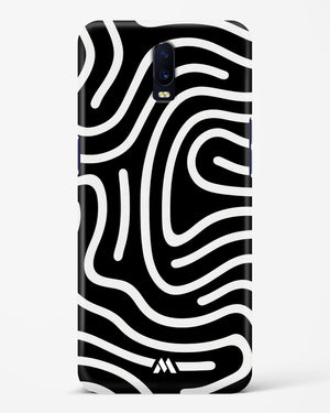 Monochrome Maze Hard Case Phone Cover-(Oppo)