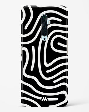 Monochrome Maze Hard Case Phone Cover-(Oppo)