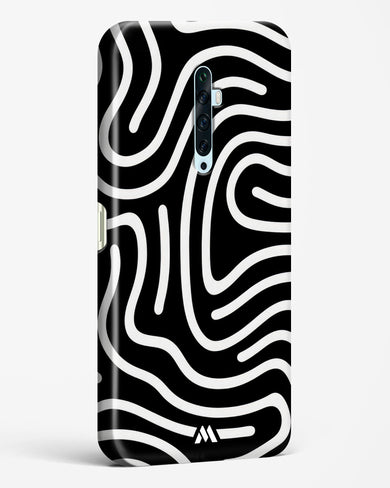 Monochrome Maze Hard Case Phone Cover-(Oppo)