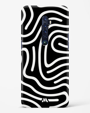 Monochrome Maze Hard Case Phone Cover-(Oppo)