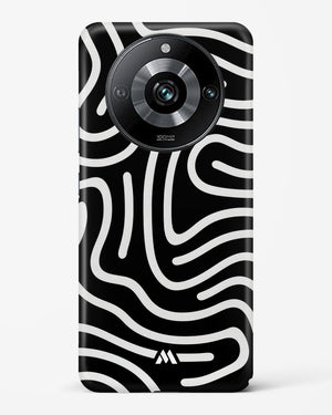 Monochrome Maze Hard Case Phone Cover (Realme)