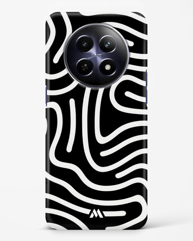 Monochrome Maze Hard Case Phone Cover (Realme)