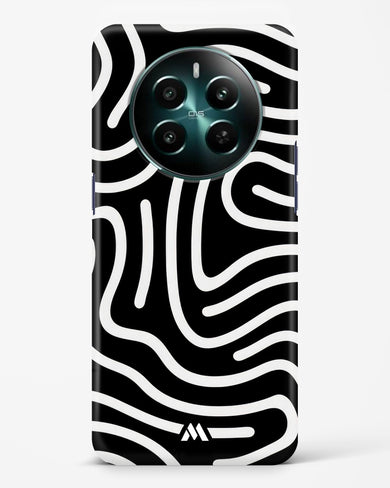 Monochrome Maze Hard Case Phone Cover (Realme)