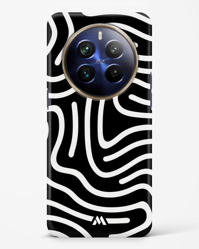 Monochrome Maze Hard Case Phone Cover (Realme)