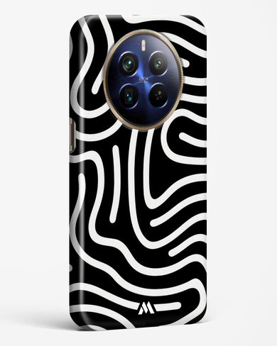 Monochrome Maze Hard Case Phone Cover (Realme)
