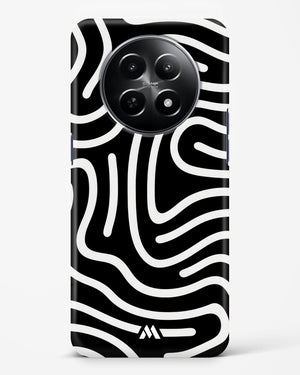 Monochrome Maze Hard Case Phone Cover (Realme)