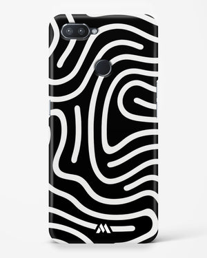 Monochrome Maze Hard Case Phone Cover-(Realme)