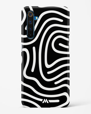 Monochrome Maze Hard Case Phone Cover-(Realme)