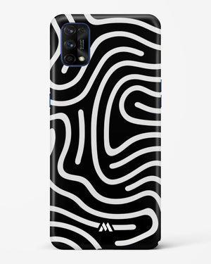 Monochrome Maze Hard Case Phone Cover-(Realme)