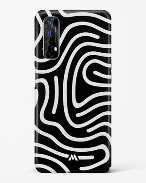 Monochrome Maze Hard Case Phone Cover-(Realme)