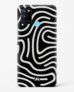 Monochrome Maze Hard Case Phone Cover (Realme)
