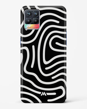 Monochrome Maze Hard Case Phone Cover (Realme)