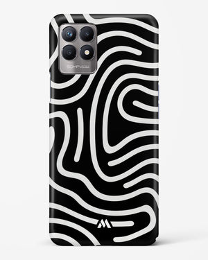 Monochrome Maze Hard Case Phone Cover-(Realme)