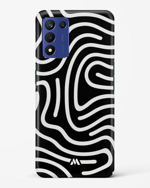 Monochrome Maze Hard Case Phone Cover (Realme)
