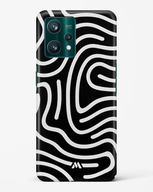 Monochrome Maze Hard Case Phone Cover-(Realme)