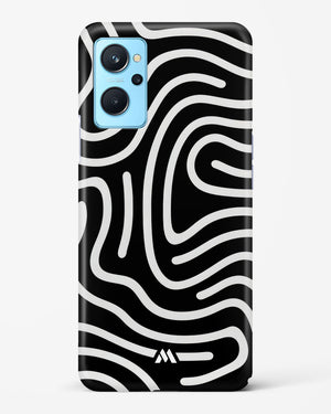 Monochrome Maze Hard Case Phone Cover-(Realme)