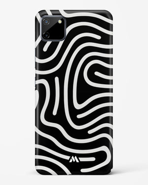 Monochrome Maze Hard Case Phone Cover (Realme)