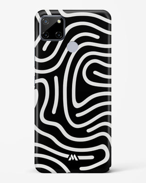 Monochrome Maze Hard Case Phone Cover-(Realme)