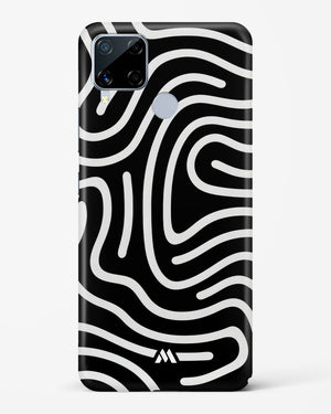 Monochrome Maze Hard Case Phone Cover (Realme)