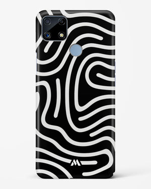 Monochrome Maze Hard Case Phone Cover-(Realme)