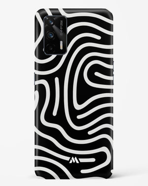 Monochrome Maze Hard Case Phone Cover (Realme)