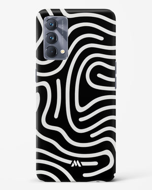 Monochrome Maze Hard Case Phone Cover-(Realme)