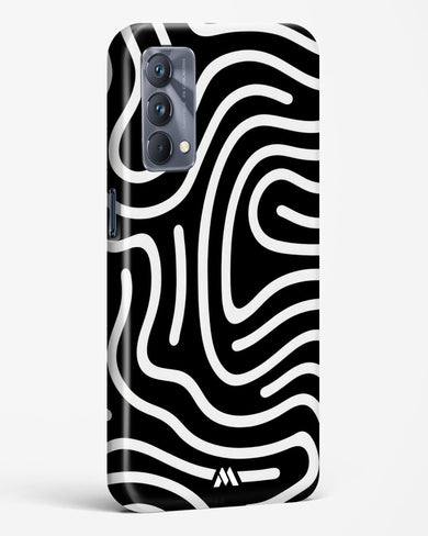 Monochrome Maze Hard Case Phone Cover-(Realme)