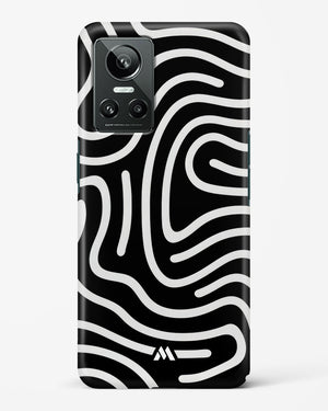 Monochrome Maze Hard Case Phone Cover-(Realme)