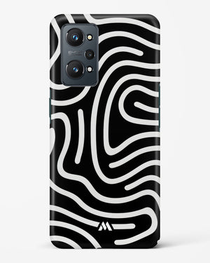 Monochrome Maze Hard Case Phone Cover (Realme)