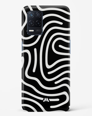 Monochrome Maze Hard Case Phone Cover (Realme)