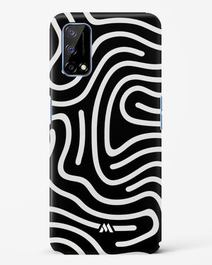 Monochrome Maze Hard Case Phone Cover (Realme)