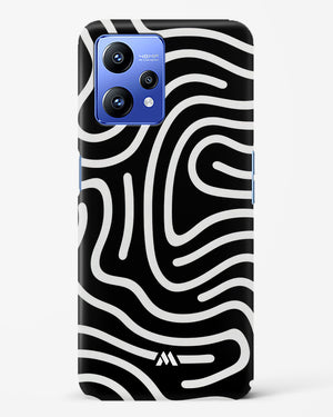 Monochrome Maze Hard Case Phone Cover-(Realme)