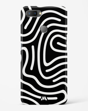 Monochrome Maze Hard Case Phone Cover (Realme)