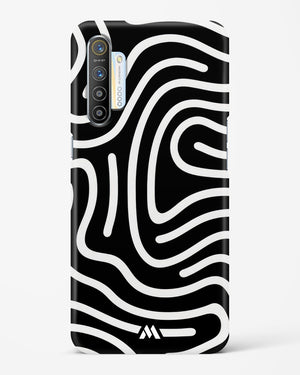 Monochrome Maze Hard Case Phone Cover-(Realme)