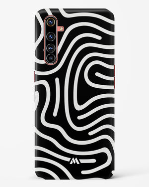 Monochrome Maze Hard Case Phone Cover-(Realme)