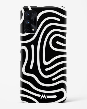 Monochrome Maze Hard Case Phone Cover (Realme)