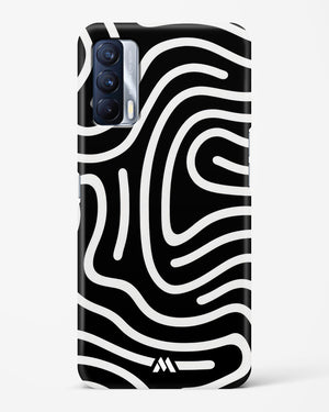 Monochrome Maze Hard Case Phone Cover-(Realme)