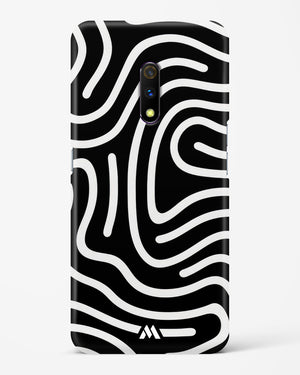 Monochrome Maze Hard Case Phone Cover (Realme)