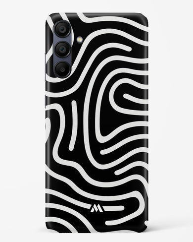 Monochrome Maze Hard Case Phone Cover-(Samsung)