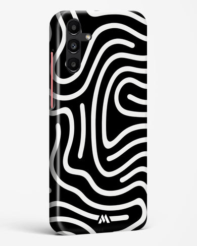 Monochrome Maze Hard Case Phone Cover-(Samsung)