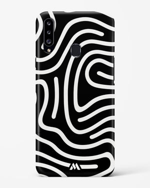 Monochrome Maze Hard Case Phone Cover-(Samsung)