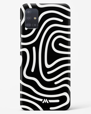 Monochrome Maze Hard Case Phone Cover-(Samsung)