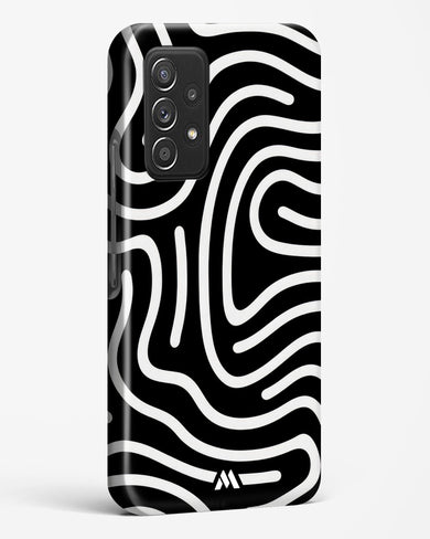 Monochrome Maze Hard Case Phone Cover (Samsung)