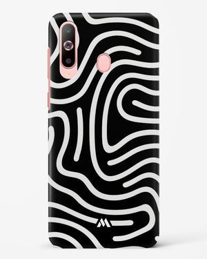 Monochrome Maze Hard Case Phone Cover-(Samsung)