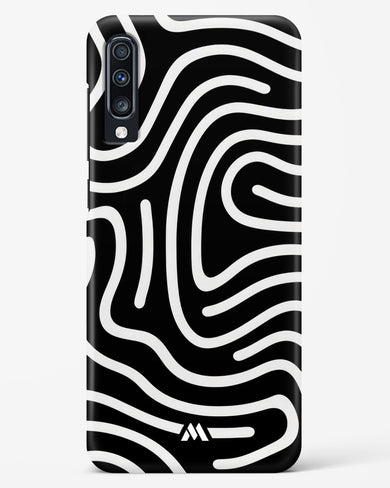 Monochrome Maze Hard Case Phone Cover-(Samsung)