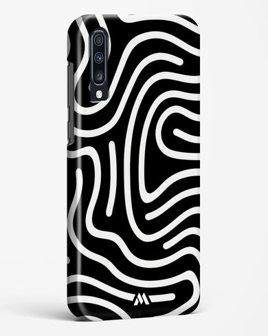 Monochrome Maze Hard Case Phone Cover-(Samsung)