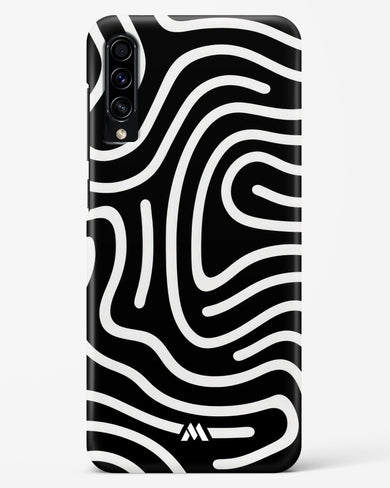 Monochrome Maze Hard Case Phone Cover-(Samsung)