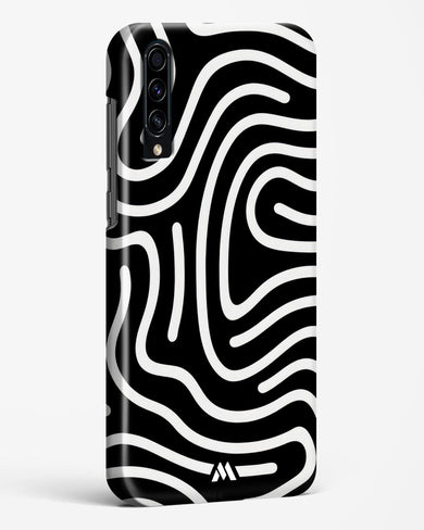 Monochrome Maze Hard Case Phone Cover-(Samsung)