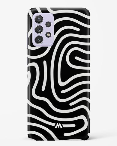 Monochrome Maze Hard Case Phone Cover-(Samsung)